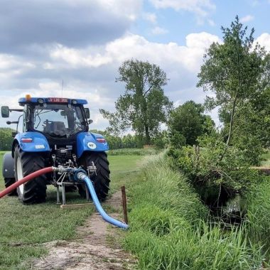 Water onttrekken uit waterlopen