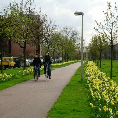 Ringfietspad in Antwerpen