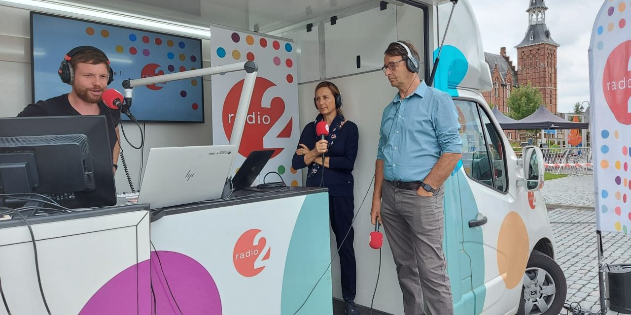 Annicq en Guido op bezoek bij Jelle Cleymans van Radio 2