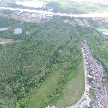 Luchtfoto Asbeststort Terhagen