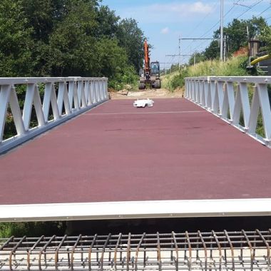 Fietsbrug kleine Nete in Herentals