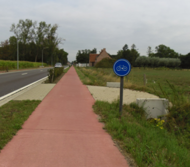 De Bouwelse Steenweg in Herenthout 