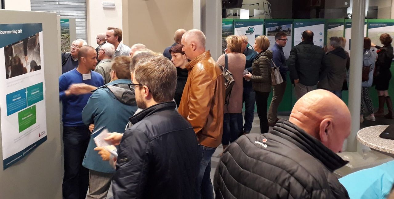 Sfeerbeeld infomarkt Dessel 8 oktober 2019